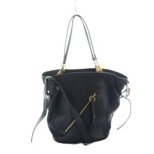 メイヤー ショルダーバッグ トート 2WAY ネイビー ブラック