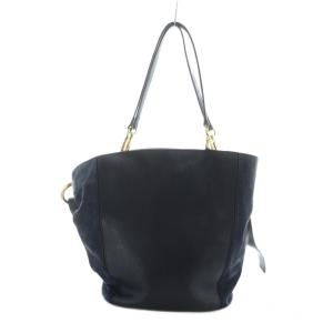 Chloe メイヤー ショルダーバッグ トート 2WAY ネイビー ブラック