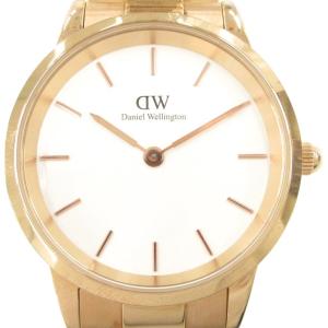 腕時計 アナログウォッチ クォーツ ゴールドカラー 文字盤ホワイト /AE