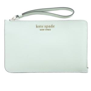 タグ付き cameron Lジップ リストレット ポーチ サフィアーノ レザー クリスタルブルー /UO