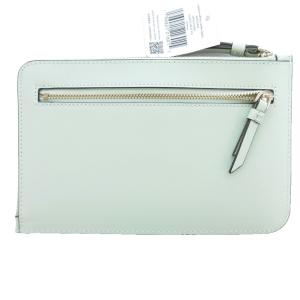 kate spade new york タグ付き cameron Lジップ リストレット ポーチ サフィアーノ レザー クリスタルブルー /UO