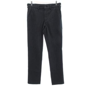 デニスラ スリムテーパード スラックス デニムパンツ ストレッチ ビジネス 32 ダークグレー /UO