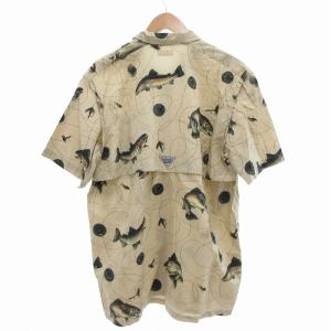 Columbia PFG トローラーズ ベスト ショートスリーブシャツ L ベージュ /UO