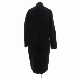 LE CIEL BLEU ソフトメルトンチェスターバルーンコート コクーン 36 ブラック /UO