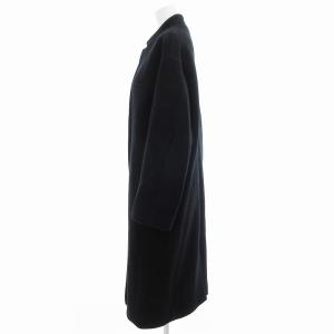 LE CIEL BLEU ソフトメルトンチェスターバルーンコート コクーン 36 ブラック /UO