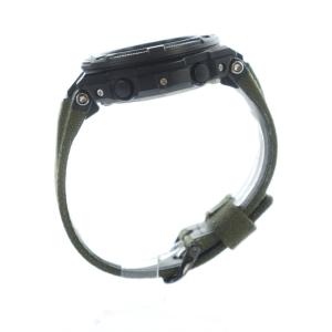 CASIO G-SHOCK G-STEEL 腕時計 アナデジ 電波ソーラー デイト カレンダー付き 黒文字盤 ブラック