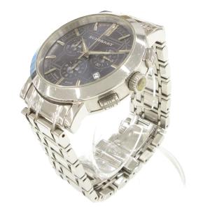 BURBERRY ヘリテージ クロノグラフ デイト 腕時計 BU1360 クォーツ ブラックチェック文字盤