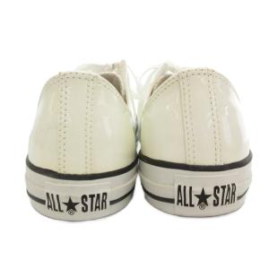 CONVERSE ALL STAR スニーカー ローカット エナメル レザー 28cm 白 ホワイト 1408 /UO