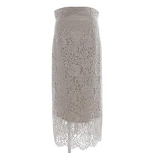 23AW リバーレースIラインスカート タイト 40 グレージュ系 23060240107030 /UO