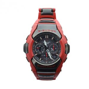 CASIO G-SHOCK GIEZ 腕時計 電波ソーラー クロノグラフ デイト カレンダー付き ブラック