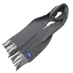 マフラー フリンジ ロゴ刺繍 グレー /UO AA