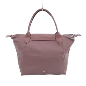 Longchamp ルプリアージュ クラブ ハンドバッグ トート ロゴ刺繍 S ローズウッド 1621619 /UO