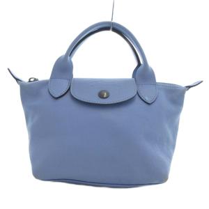 ルプリアージュ キュイール ミニ ハンドバッグ ショルダー 2WAY レザー ブルー系 /UO
