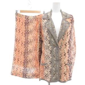 セットアップ ジャケット ミディスカート 総柄 40 マルチカラー /UO