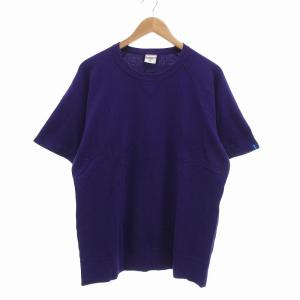 EXTRA LIGHT スウェットシャツ 半袖 裏毛 L パープル /UO