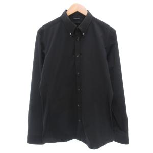 ボタンダウンシャツ BD 長袖 5 黒 ブラック /AE