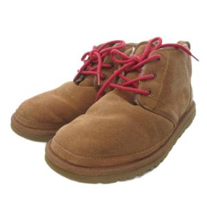 NEUMEL ニューメル チャッカブーツ ムートン 27cm チェスナット 3236 /UO