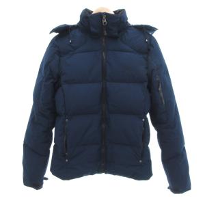 国内正規 ダウンジャケット フード付き XS ネイビー /UO
