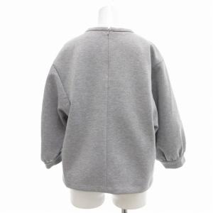 UNITED ARROWS ビジュー スウェット プルオーバー グレー /UO