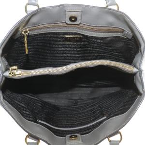 PRADA GALLERIA ハンドバッグ グレージュ