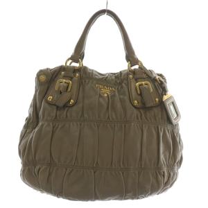 NAPPA GAUFRE ハンドバッグ 2WAY グレージュ