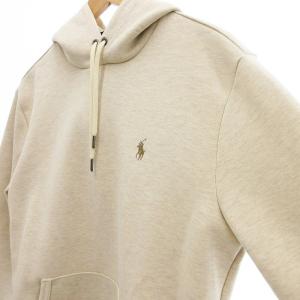 POLO RALPH LAUREN 国内正規 パーカー プルオーバー ロゴ刺繍 S ベージュ /UO