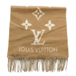 マフラー レイキャビック ストール モノグラム ジャガード カシミヤ100% サーブル