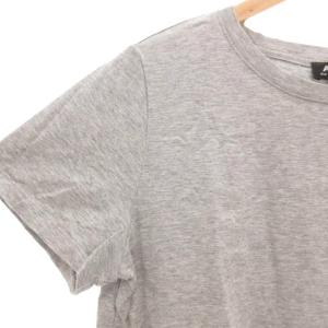 A.P.C. 美品 Tシャツ カットソー クルーネック ロゴ 半袖 L グレー /AE