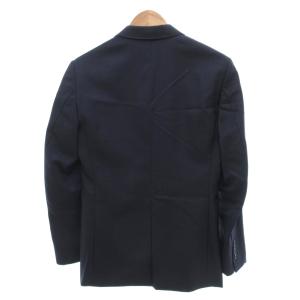 TOMORROWLAND BLUE WORK セットアップ スーツ テーラードジャケット パンツ スラックス ウール 44 紺 ネイビー