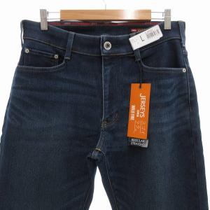 EDWIN タグ付き JERSEYS WILDFIRE デニムパンツ ジーンズ ストレート L ブルー JMH03W-226