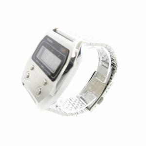CASIO PREMIUM クラシック 腕時計 クォーツ デジタル ステンレス シルバーカラー A1100D-1JF