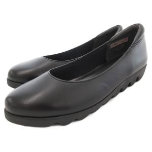 美品 パンプス フラットシューズ ラウンドトゥ 23cm 黒 ブラック /AE