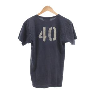 RRL Tシャツ 半袖 ステンシルプリント S フェードネイビー /UO