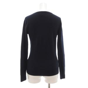 POLO RALPH LAUREN ニット セーター メリノウール 長袖 ポニー刺繍 S ネイビー /UO