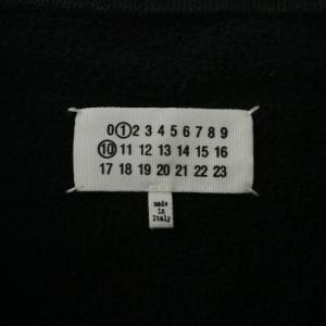 Maison Margiela 24SS トレーナー バックプリント オーバーサイズ S ブラック