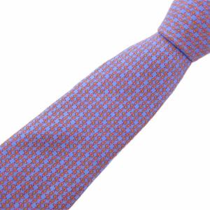 ネクタイ レギュラー シルク 総柄 水色 ライトブルー /UO