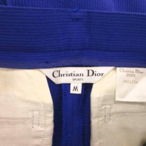 Christian Dior SPORT ハーフパンツ ショート ショーツ タック M 青 ブルー /FF