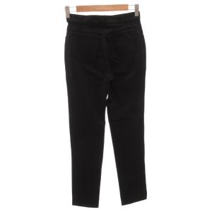 FENDI スキニーパンツ スラックス スリム ビット ロゴ刺繍 27 黒 ブラック /FF AA