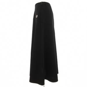 BORDERS at BALCONY フレアスカート ロング 38 黒 ブラック BD2111-3H-68 /UO