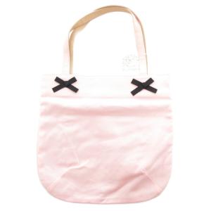 MISTO FIOCCO タグ付き トートバッグ ハンドバッグ リボン ピンク /UO