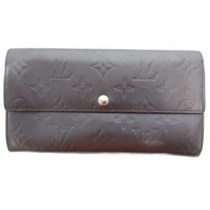 M65175 モノグラムマット ポルトモネクレディ 長財布 二つ折り グレー /UO