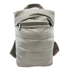 DONA リュックサック デイパック キルティング メタリック グレー /AE