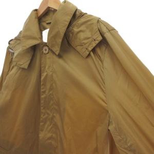 MACKINTOSH ステンカラーコート レインコート ナイロン フード付き 38 キャメル GM-043B /UO