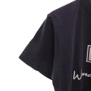 Adam et Rope' oasis wonder wall Tシャツ ロゴ プリント 半袖 M 紺 ネイビー /FF