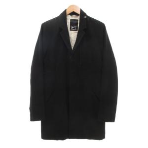 BUKOWSKI BCW チェスターコート ミドル ハーフ S 黒 ブラック /UO