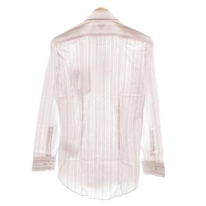 PAUL SMITH タグ付き ボタンダウンシャツ BD 長袖 ストライプ M 白系 マルチカラー /UO