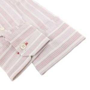 PAUL SMITH タグ付き ボタンダウンシャツ BD 長袖 ストライプ M 白系 マルチカラー /UO