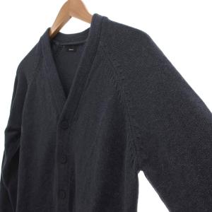 DENHAM タグ付き CARDI RAGLAN MWC ラグランカーディガン コットンニット S 青系 /UO