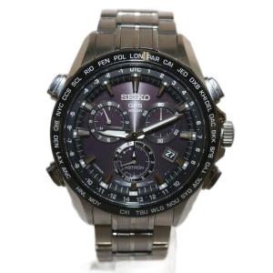 SEIKO アストロン 腕時計 GPS ソーラー クロノグラフ チタン SBXB003 シルバーカラー