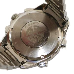 SEIKO アストロン 腕時計 GPS ソーラー クロノグラフ チタン SBXB003 シルバーカラー